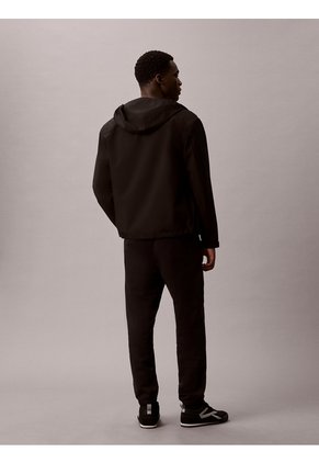 Jogger Negro De Felpa Francesa Con Logo Calvin Klein
