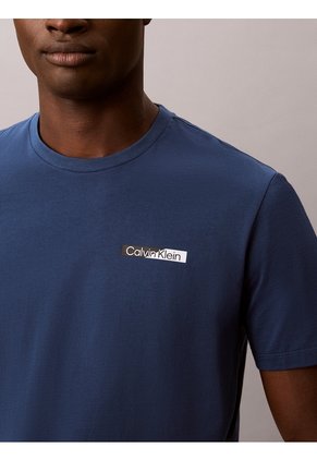 Camiseta Negra Con Logo Calvin Klein