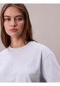 Camiseta Celeste Boxy Con Logo Gráfico Calvin Klein de Calvin Klein