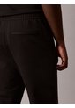 Jogger Negro De Felpa Francesa Con Logo Calvin Klein de Calvin Klein