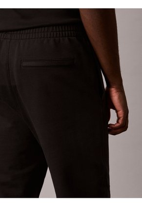 Jogger Negro De Felpa Francesa Con Logo Calvin Klein