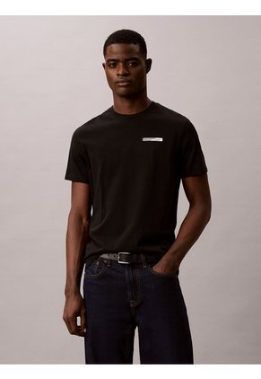 Camiseta Negra Con Logo Calvin Klein