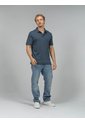 Polo Gris Supima Con Mini Monograma Calvin Klein de Calvin Klein