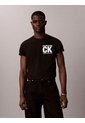 Camiseta Negra Con Gráfico De Logo Calvin Klein de Calvin Klein