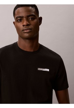 Camiseta Negra Con Logo Calvin Klein