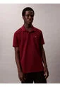 Polo Rojo Clásico De Piqué De Algodón Calvin Klein de Calvin Klein