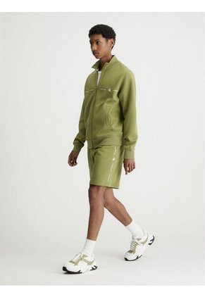Bermuda Verde Con Cinta Distintiva En Los Laterales Calvin Klein