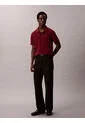 Polo Rojo Clásico De Piqué De Algodón Calvin Klein de Calvin Klein