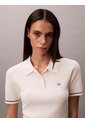 Vestido Beige Mini De Microcable Calvin Klein de Calvin Klein