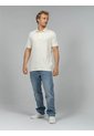 Polo Beige Supima Con Mini Monograma Calvin Klein de Calvin Klein