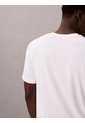 Camiseta Blanca Con Franjas Deportivas Calvin Klein de Calvin Klein