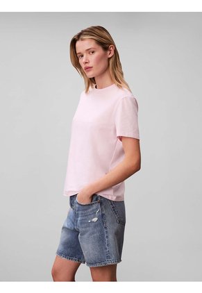 Camiseta Rosada Con Logo Calvin Klein