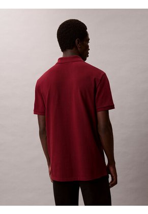 Polo Rojo Clásico De Piqué De Algodón Calvin Klein