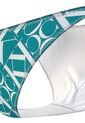 Partes Azul De Abajo De Bikini Con Lazadas - CK Monogram Calvin Klein de Calvin Klein
