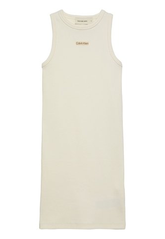 Vestido Marfil Para Niña Slim Sin Mangas De Canalé Calvin Klein Calvin Klein