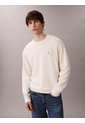 Saco Beige Tejido Con Cuello Redondo Calvin Klein de Calvin Klein