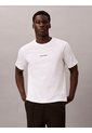 Camiseta Blanca Con Franjas Deportivas Calvin Klein de Calvin Klein