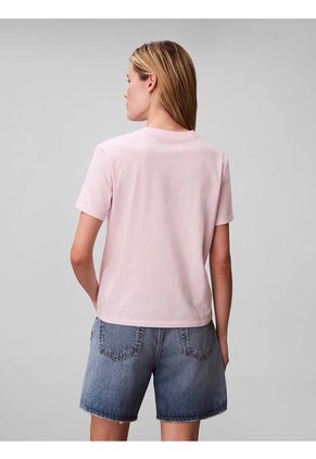Camiseta Rosada Con Logo Calvin Klein