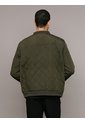 Chaqueta Verde Quilted Baseball Con Cremallera Calvin Klein de Calvin Klein