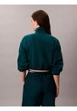 Chaqueta Verde Tipo Track De Tejido Plano Calvin Klein de Calvin Klein