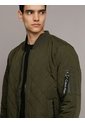 Chaqueta Verde Quilted Baseball Con Cremallera Calvin Klein de Calvin Klein