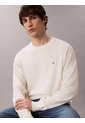 Saco Beige Tejido Con Cuello Redondo Calvin Klein de Calvin Klein