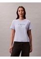 Camiseta Gris De Corte Clásico Con Gráfico Calvin Klein de Calvin Klein