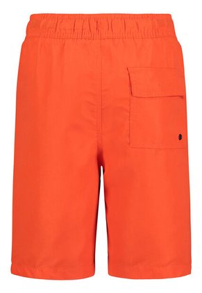 Bermuda De Baño Naranjacon Logo En Vertical Para Niño Calvin Klein