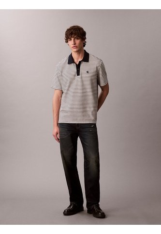 Polo Beige Ottoman A Rayas Calvin Klein Calvin Klein