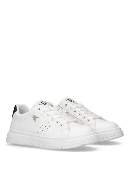 Tenis Blanco Infantiles Con Cordones Calvin Klein