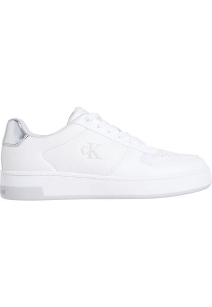 Tenis Blanco Basket De Cuero Calvin Klein