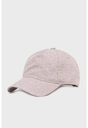 Gorra Rosada De Jacquard Con Logo Calvin Klein