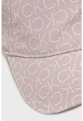 Gorra Rosada De Jacquard Con Logo Calvin Klein