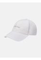 Gorra Blanca De Algodón Con Monograma Bordado Calvin Klein de Calvin Klein