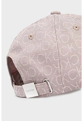 Gorra Rosada De Jacquard Con Logo Calvin Klein
