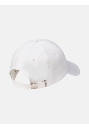 Gorra Blanca De Algodón Con Monograma Bordado Calvin Klein