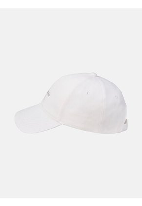 Gorra Blanca De Algodón Con Monograma Bordado Calvin Klein