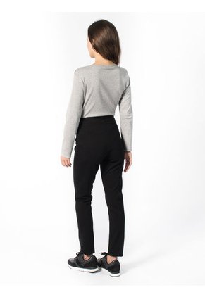 Leggings De Corte Skinny Con Logo Mujer Negro Calvin Klein