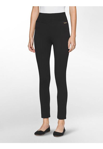 Pantalon Negro Expandible Para Mujer Calvin Klein