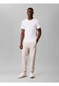 Jogger Beige De Felpa Francesa Con Logo Calvin Klein de Calvin Klein