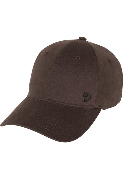 Gorra Marrón De Béisbol Con Aplique Metálico De Logo Calvin Klein