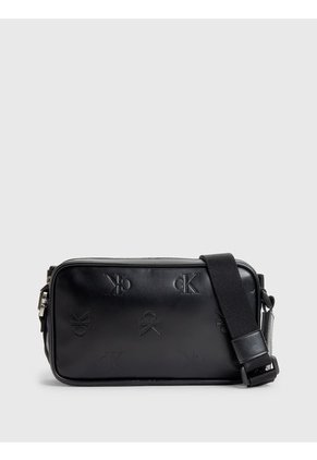 Bolso De Mano Con Logo Hombre Negro Calvin Klein