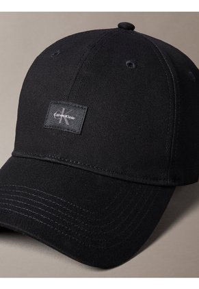 Gorra Negra Con Parche De Monologo Calvin Klein