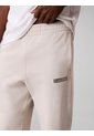 Jogger Beige De Felpa Francesa Con Logo Calvin Klein de Calvin Klein