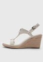 Sandalia Tacón Corrido Calvin Klein Blanta Marfil de Calvin Klein