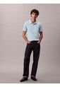 Polo Celeste Clásico De Piqué De Algodón Calvin Klein de Calvin Klein