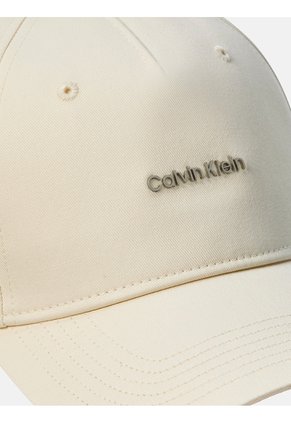 Gorra Beige Standard De Sarga De Algodón Calvin Klein