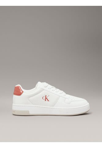 Tenis Blanco Basket De Cuero Calvin Klein Calvin Klein