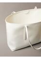 Bolso Blanco Tote Con Logo Monograma Con Bolsito Calvin Klein de Calvin Klein