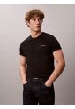 Camiseta Negra Con Micro Logo Calvin Klein de Calvin Klein